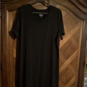Ladies Denim & co.Black Maxie Dress. Gently worn,size-XLP